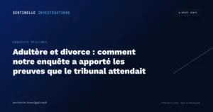 Adultère et divorce : comment notre enquête a apporté les preuves que le tribunal attendait