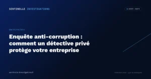 Enquête anti-corruption entreprise