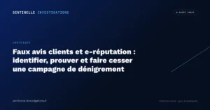 Faux avis clients et e-réputation : identifier, prouver et faire cesser une campagne de dénigrement