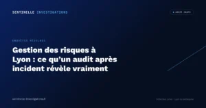 Gestion des risques à Lyon : ce qu'un audit après incident révèle vraiment
