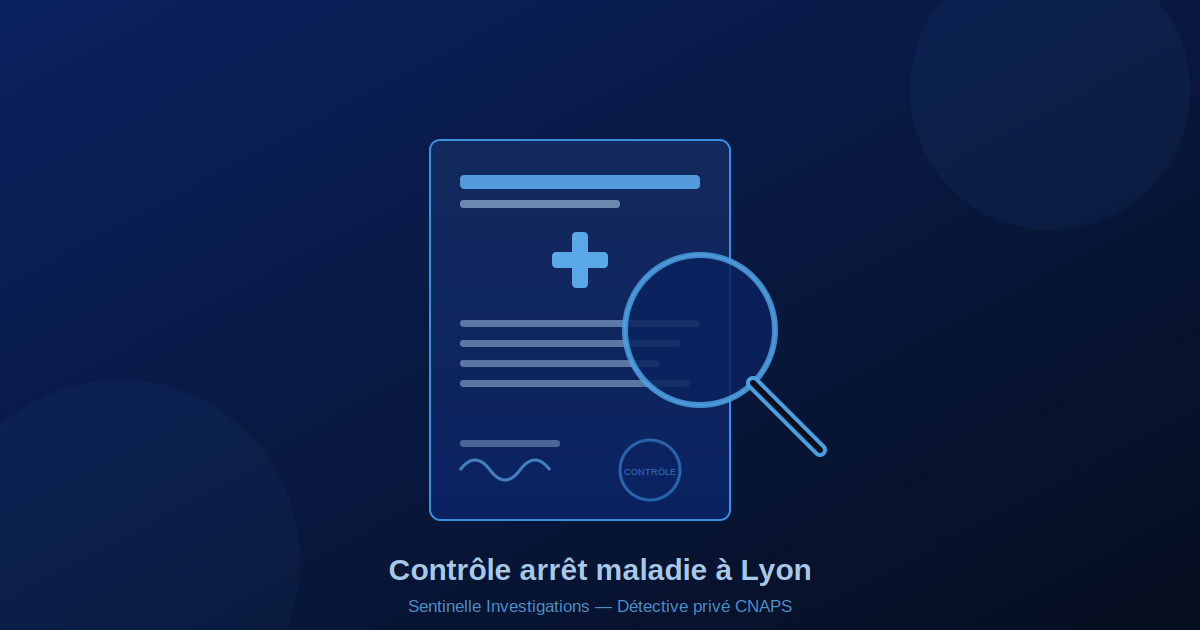 contrôle arrêt maladie Lyon
